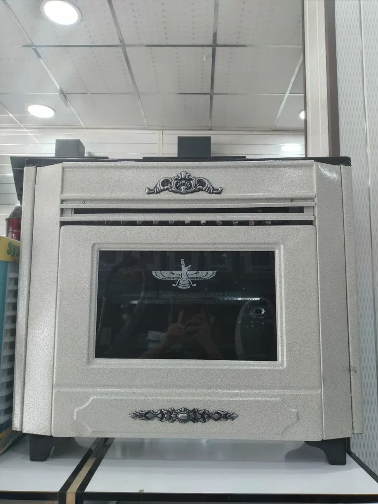  بخاری گازی با دودکش 14000 استیل خزرمدل رویال